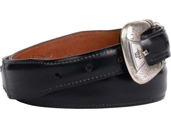 Black Tapered Goat Belt P5760