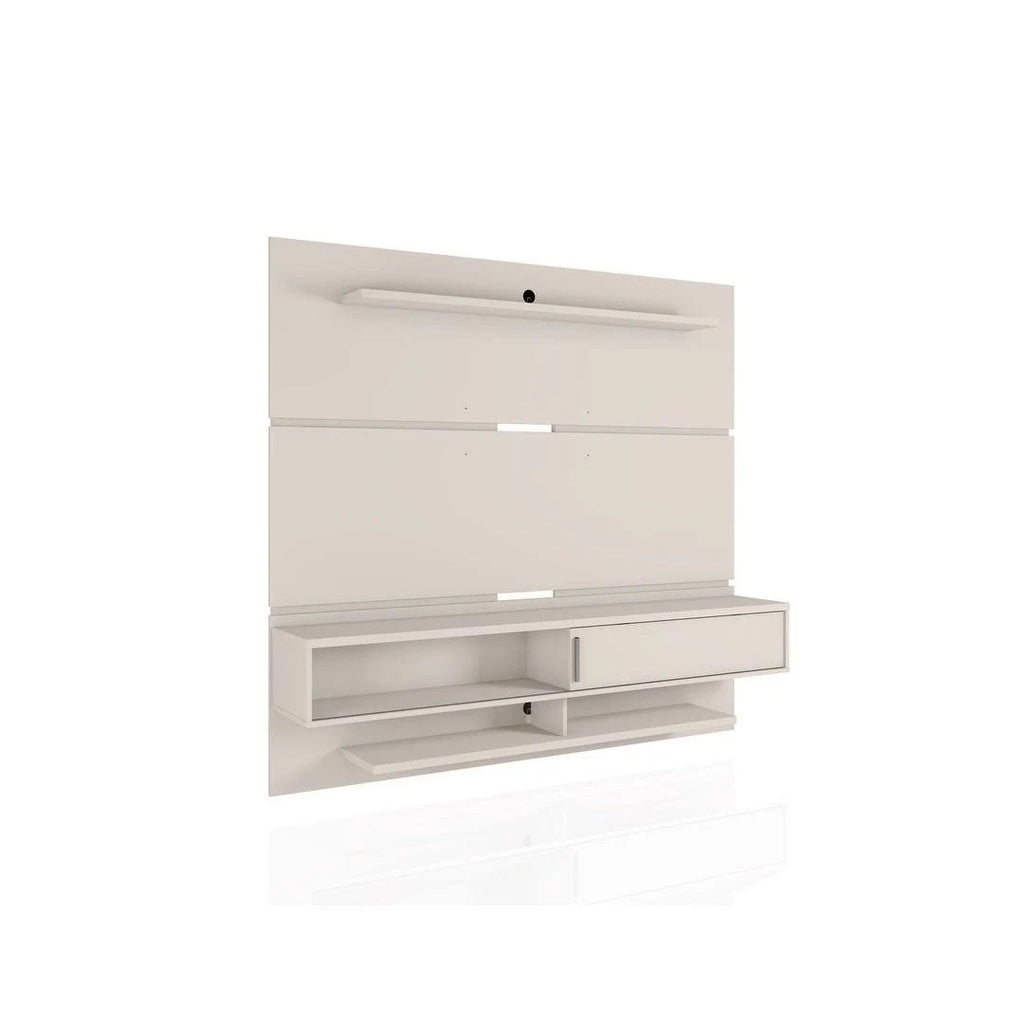 Black Floating Entertainment Center with Shelves K2568
