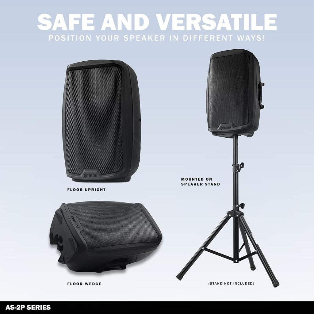 15 Inch 2000W 2-Channel PA DJ Monitor Speakers Z1030