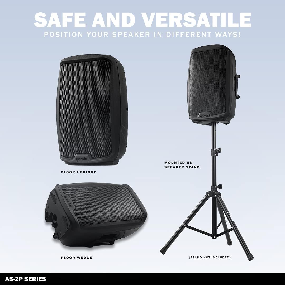 15 Inch 2000W 2-Channel PA DJ Monitor Speakers Z1030