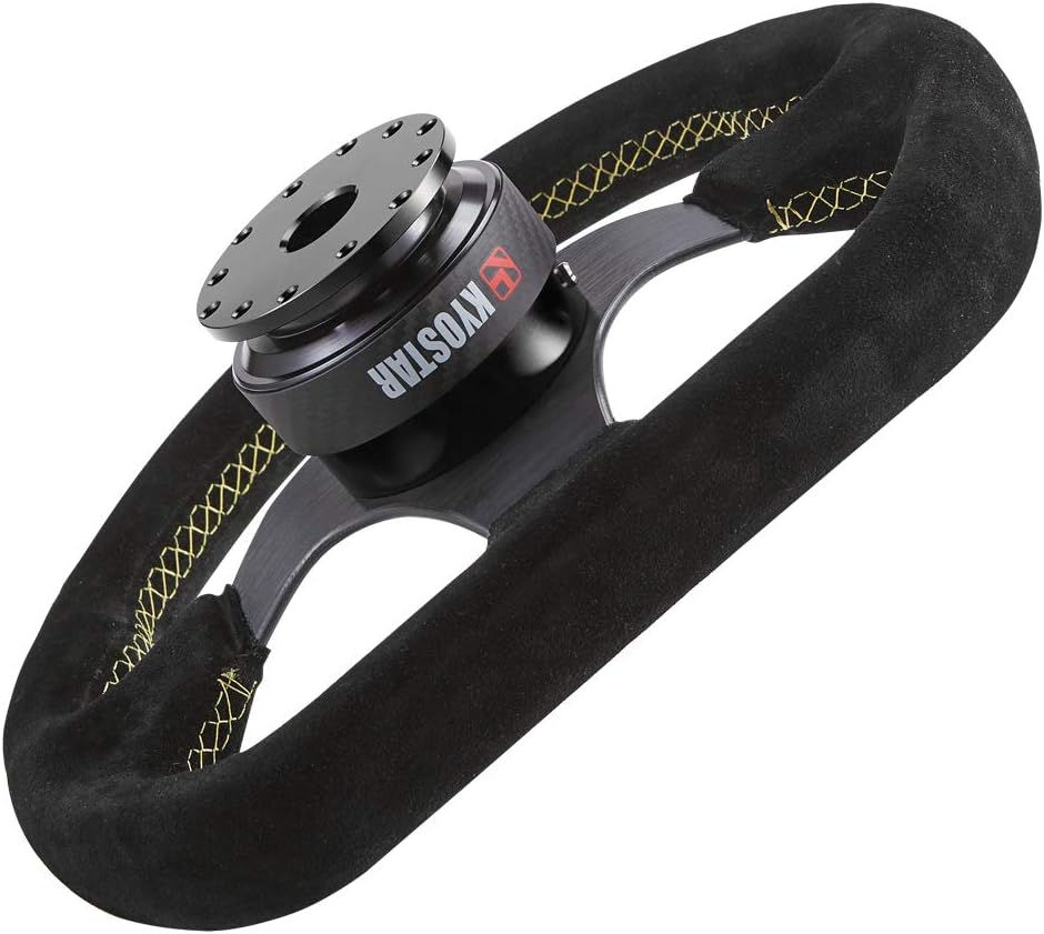 Steering Wheel Quick Release Hub Adapter with Carbon Fiber Ring R164