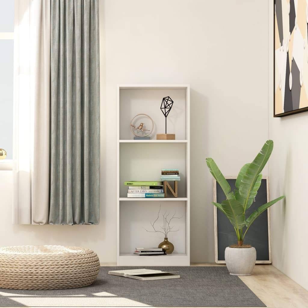 4-Tier Sonoma Oak Chipboard Book Cabinet J6611