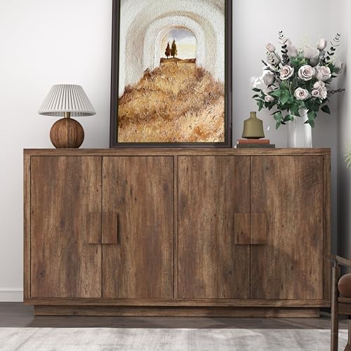32" Small Buffet Cabinet with Adjustable Shelf E280