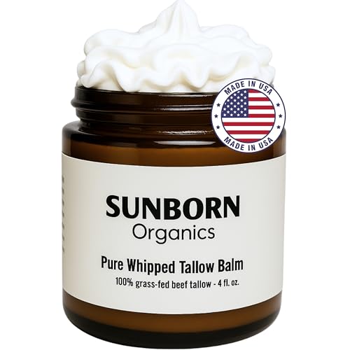 Unscented Organic Grass-Fed Beef Tallow Balm V930