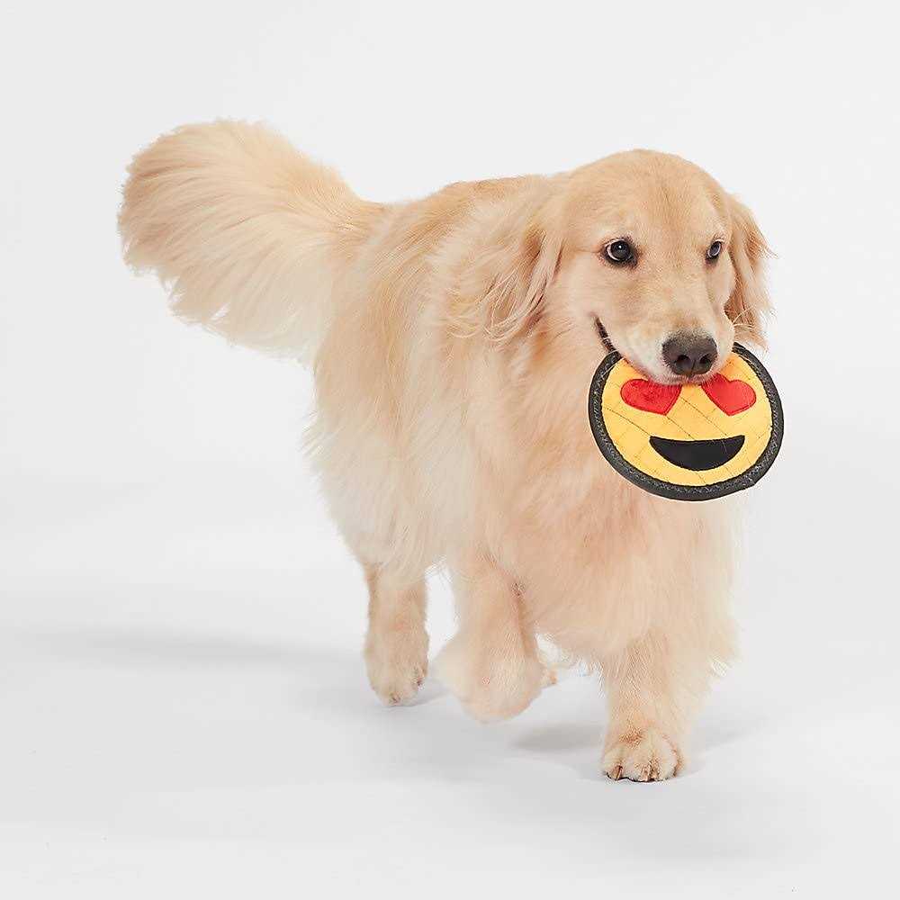 Heart Eyes Emoji Dog Toy H69949