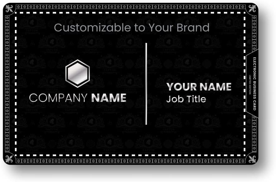 Metal Card Electronic Business Card Smart NFC Card Z69932