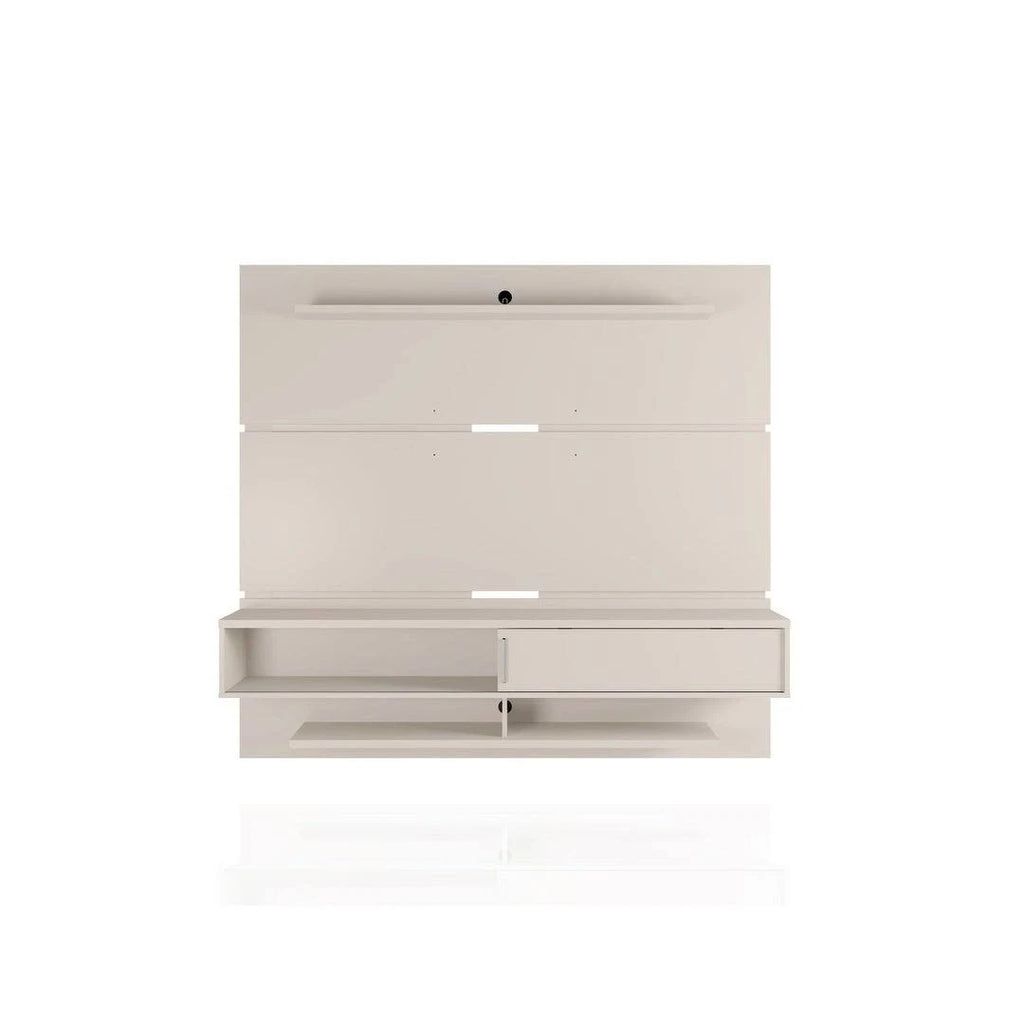 Black Floating Entertainment Center with Shelves K2568