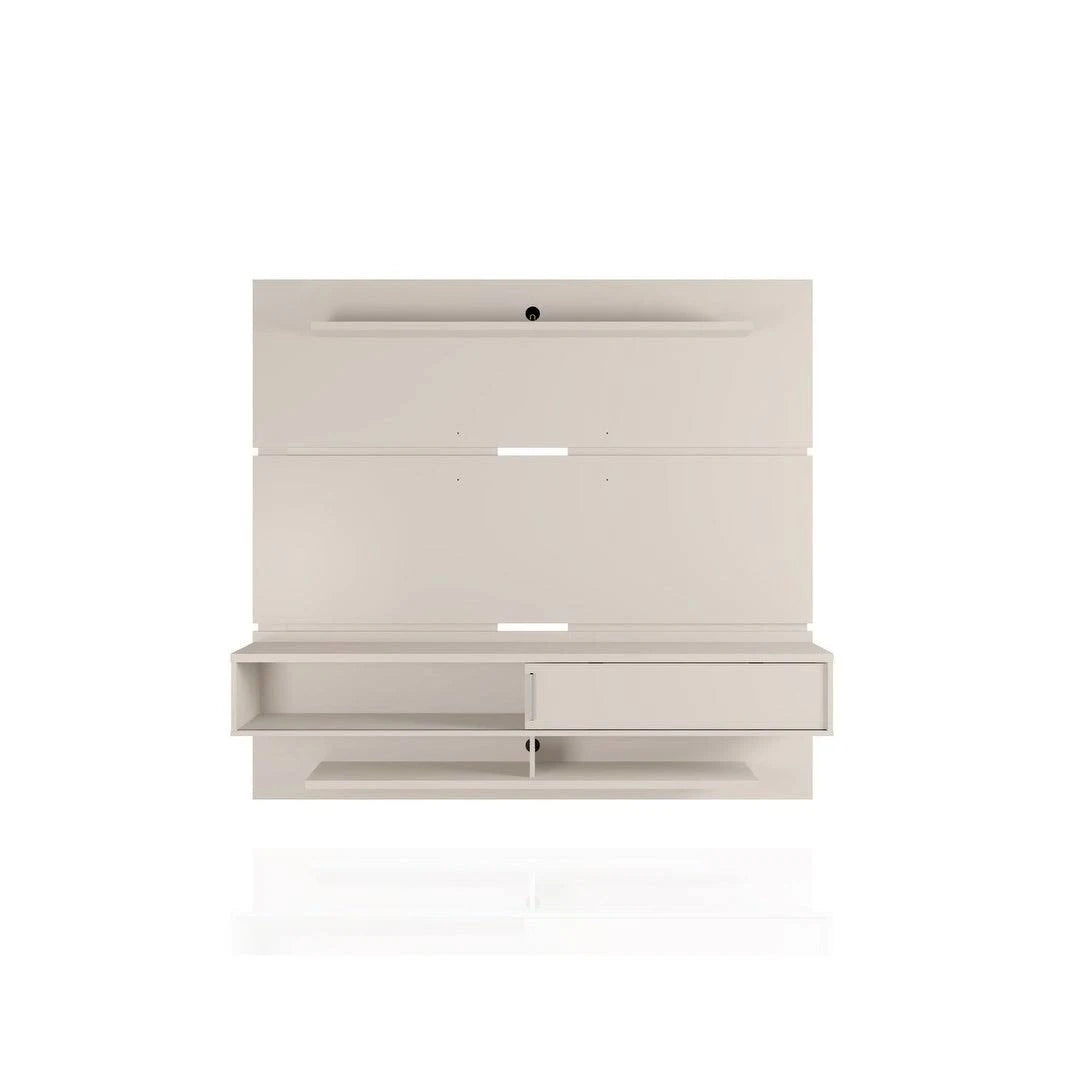 Black Floating Entertainment Center with Shelves K2568