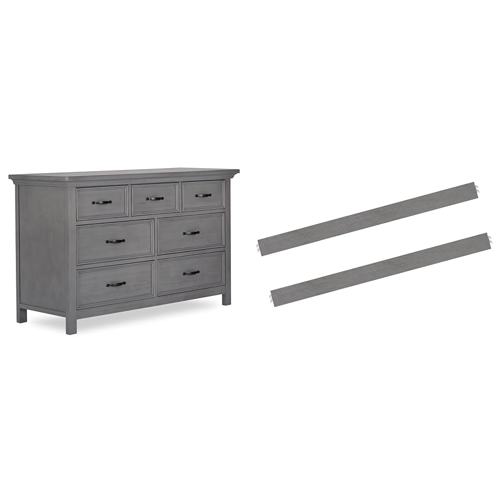 Rustic Grey 7-Drawer Double Dresser S7571