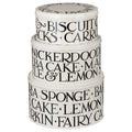 Black Set of 3 Cake Tins A87164