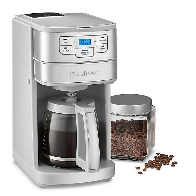 12-Cup Automatic Grind and Brew Coffeemaker, Black/Stainless Steel A50924