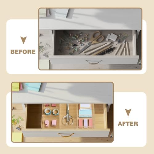 Clear Acrylic Desk Drawer Organizer Set 4 Pack F3554