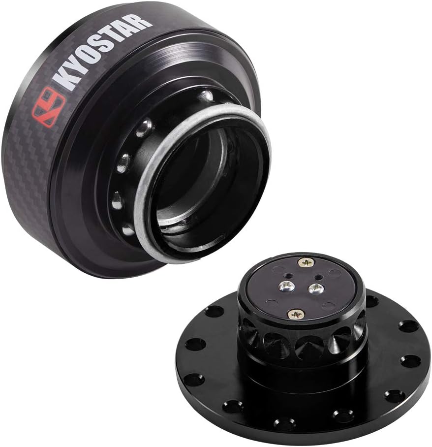 Steering Wheel Quick Release Hub Adapter with Carbon Fiber Ring R164