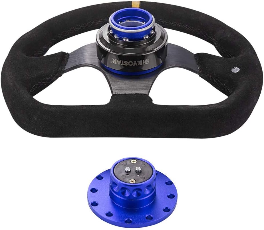 Steering Wheel Quick Release Hub Adapter with Carbon Fiber Ring R164