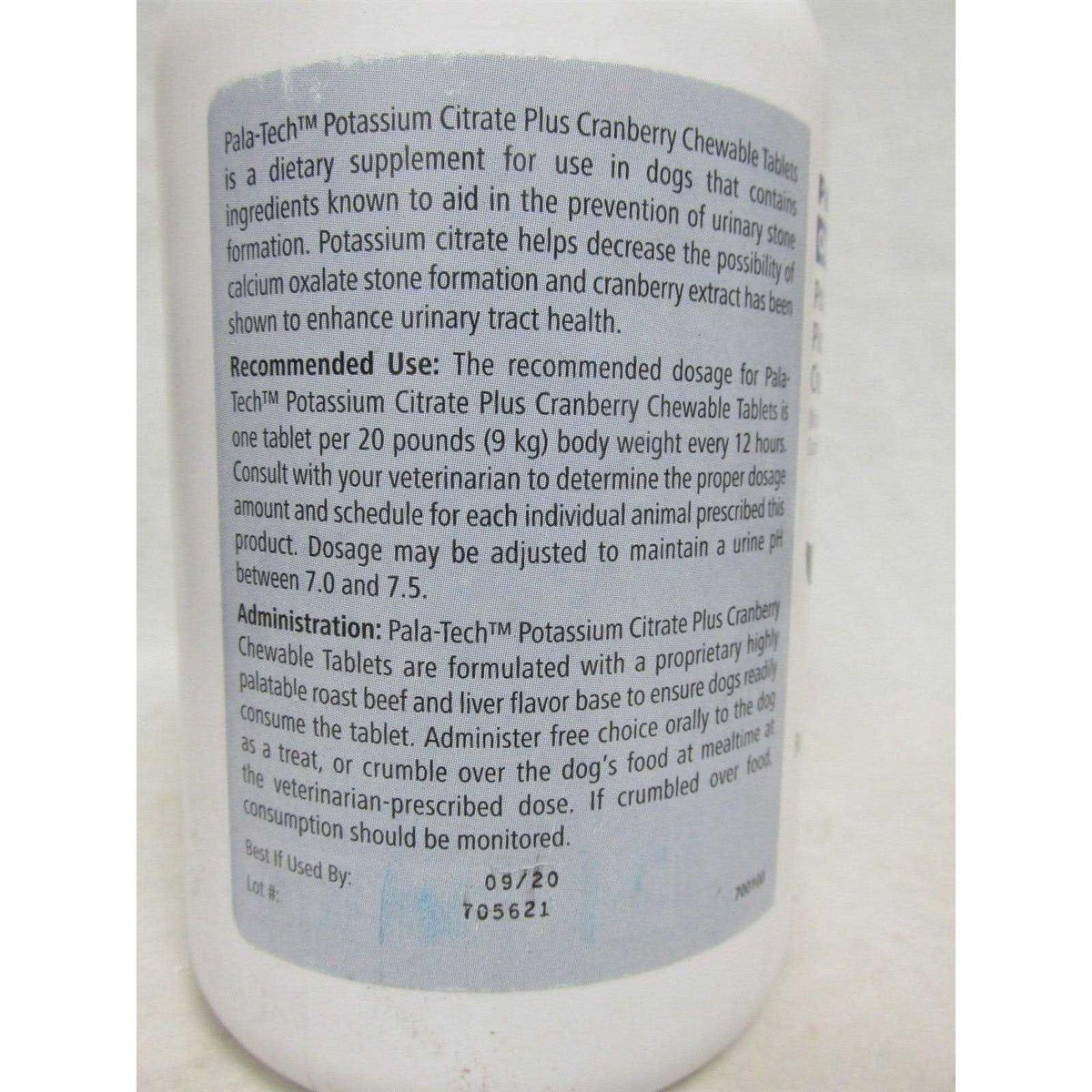 Potassium Citrate Plus Cranberry Chewable Tablets D90505