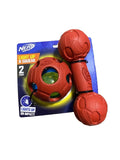 2 Pack Light Up & Squeak Bone And Ball Dog Toy I226