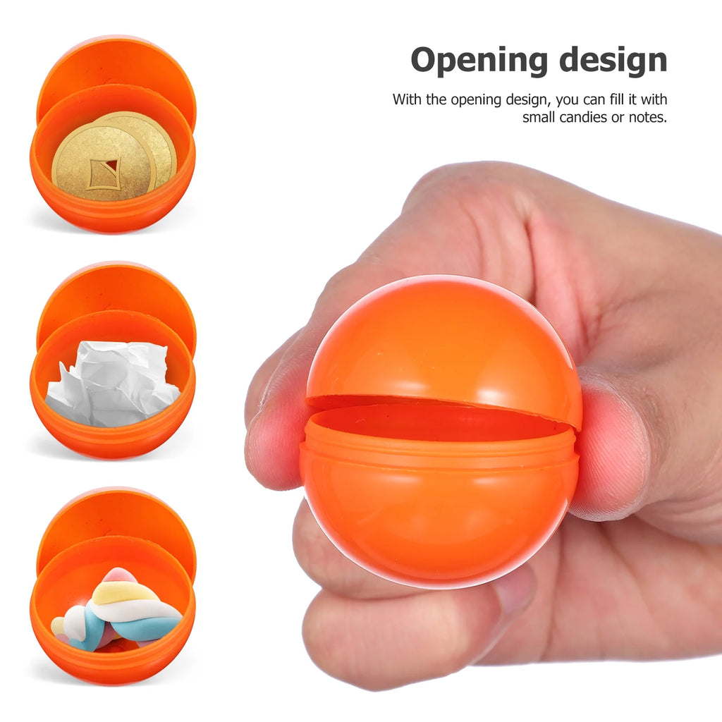 25 Pcs Plastic Hollow Openable Lottery Balls Z198