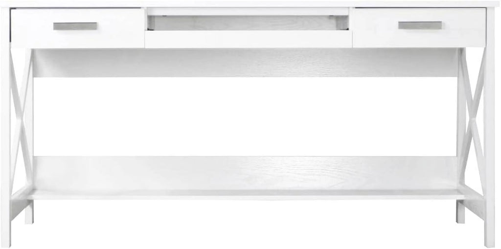 White Wood Writing Desk X6280