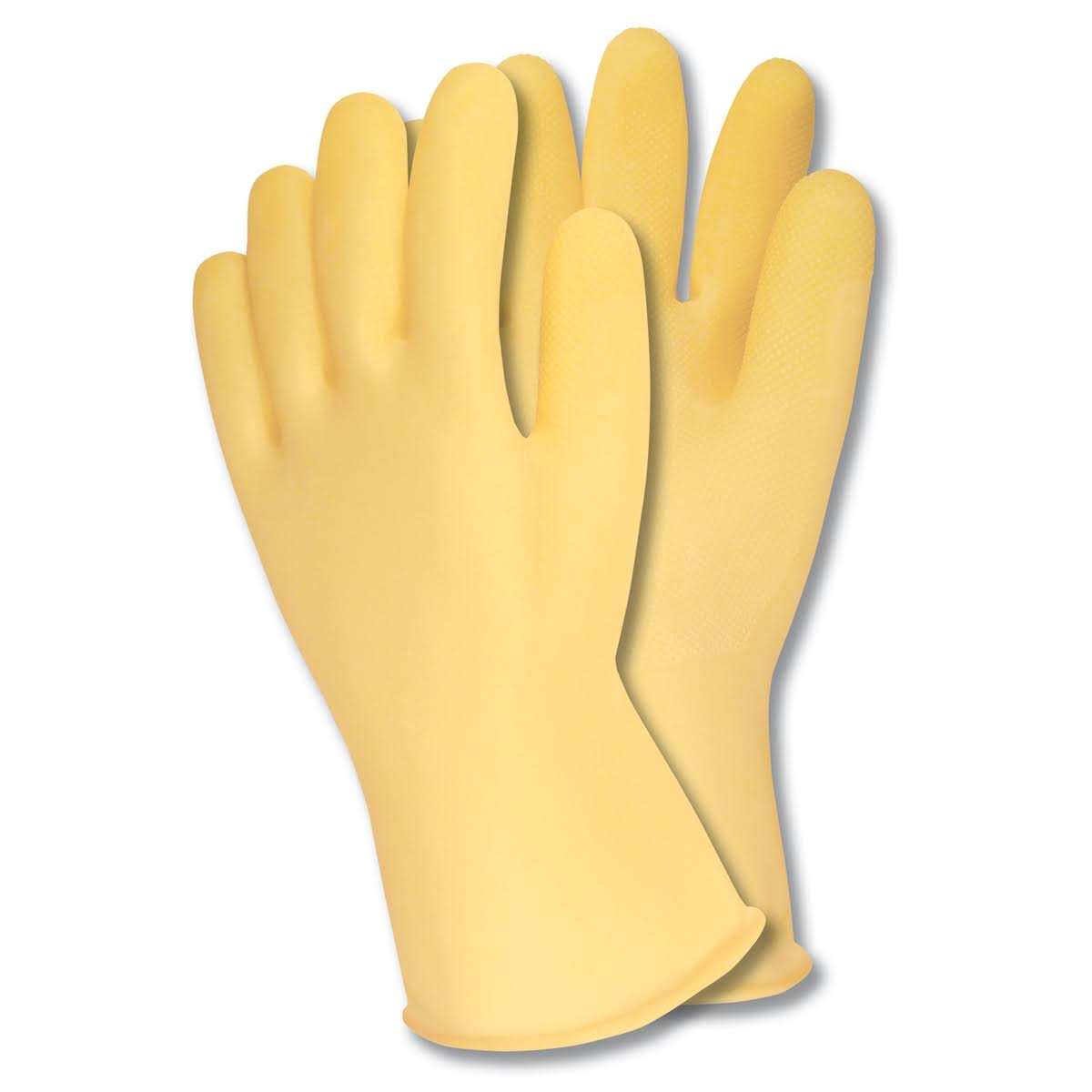 Chemical Gloves, XL, Yellow, PK12 Q6051