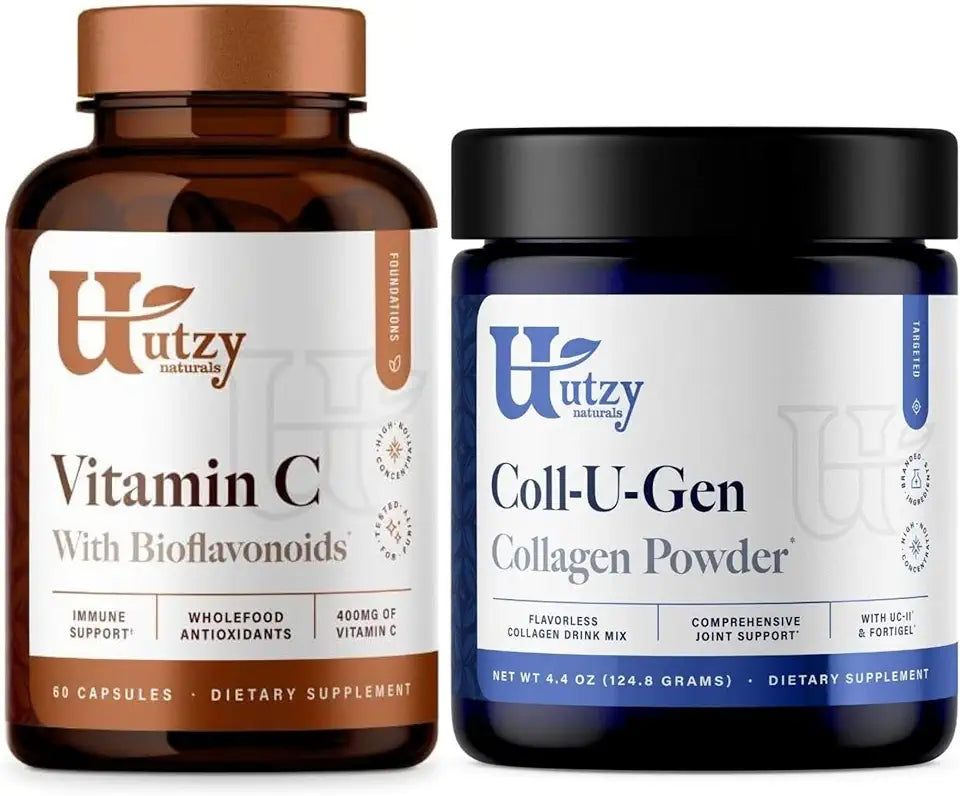 400mg Vitamin C with Acerola & Citrus Bioflavonoids Joint Support Supplement with Type II Undenatured Collagen A84975