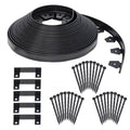 Black Plastic Landscape Edging Roll O7900