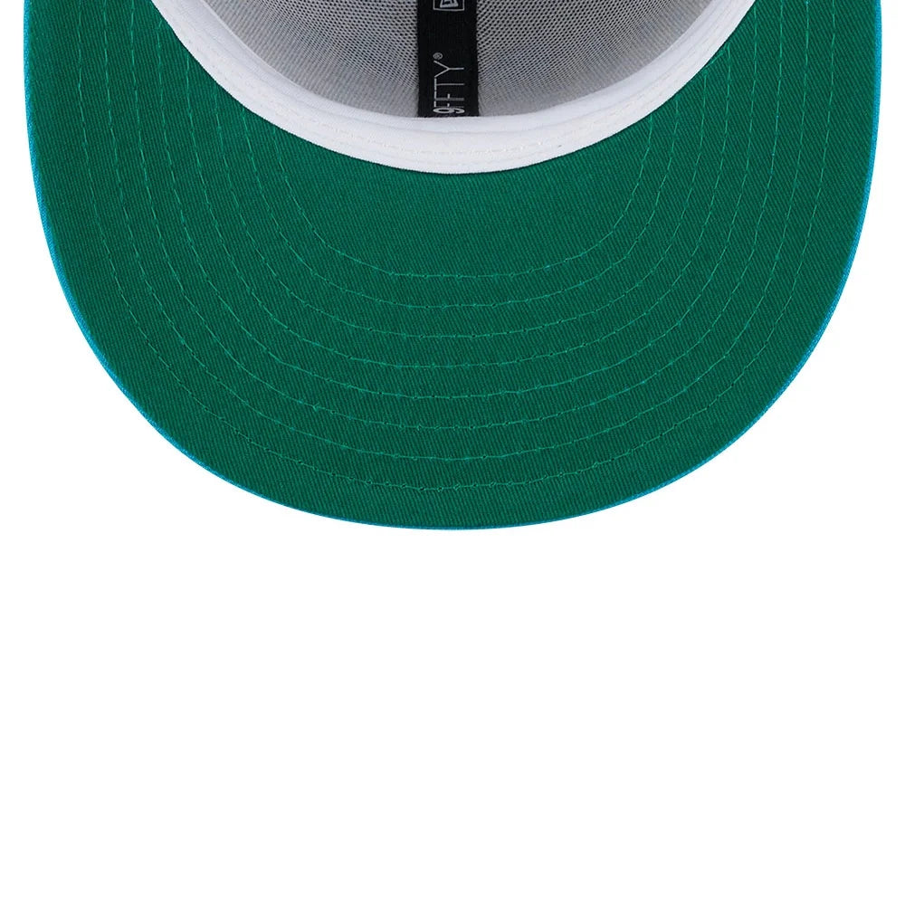 Men's Gray Teal Snapback Hat M670