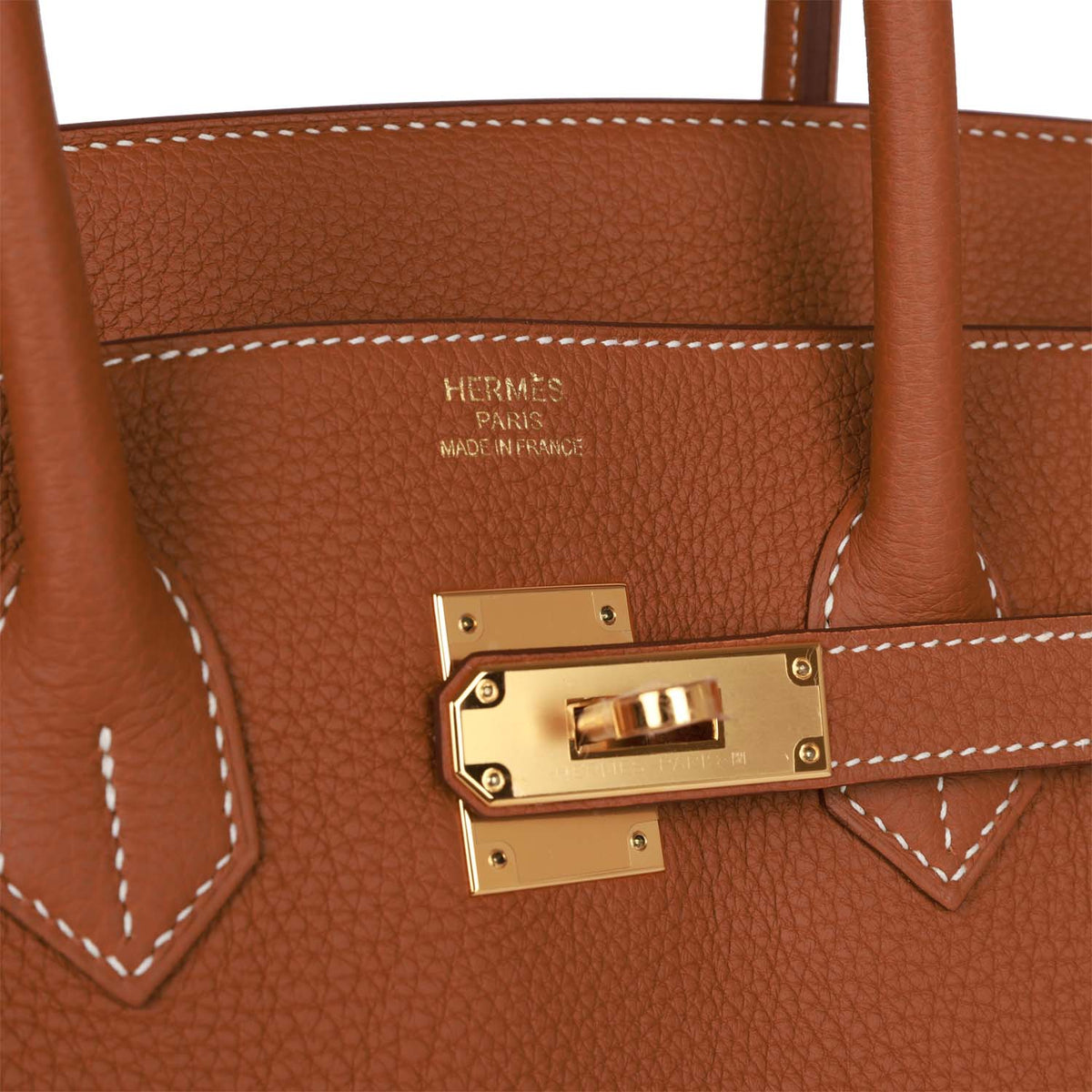 Gold Leather Handbag L522237