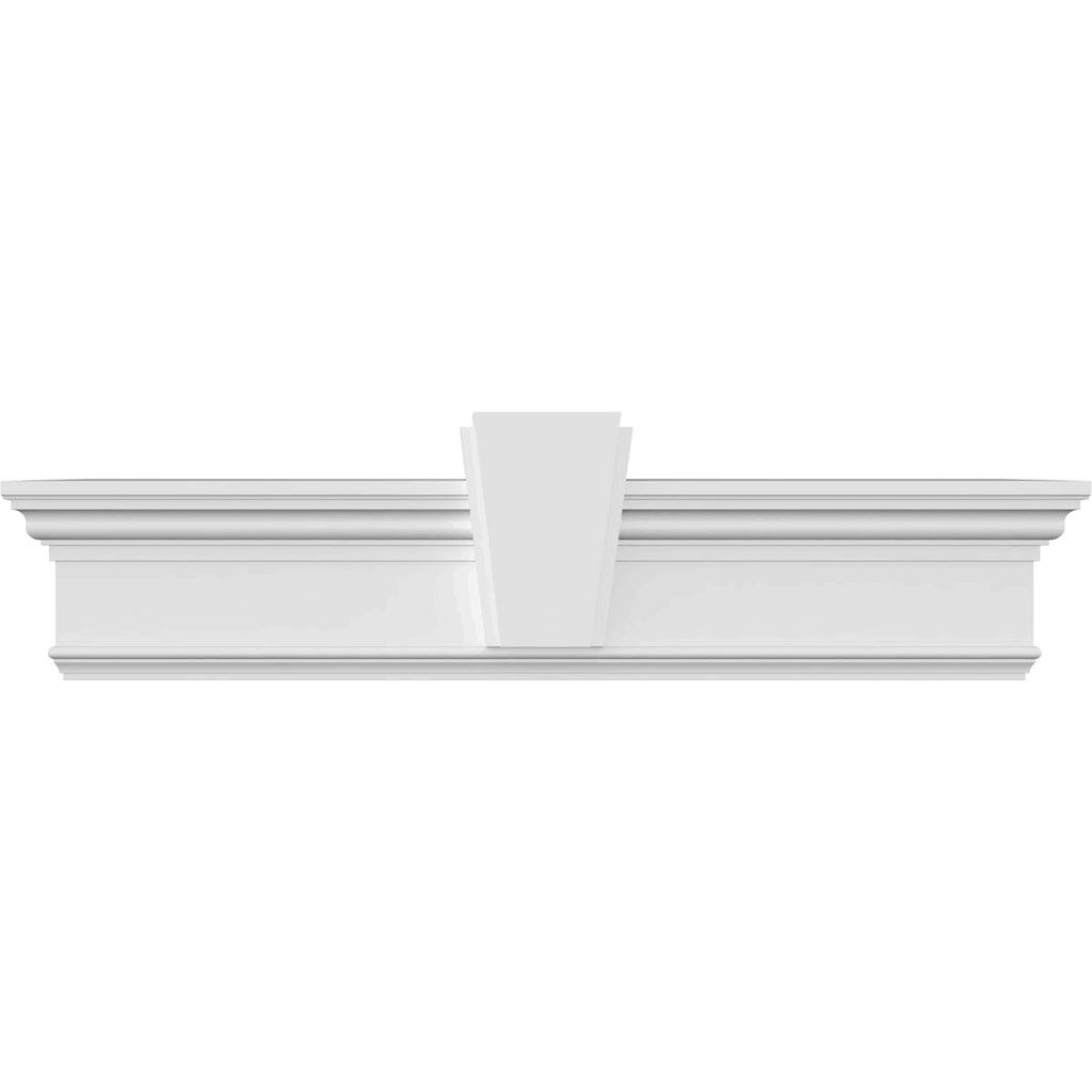 Traditional Crosshead with Deco Keystone D69408