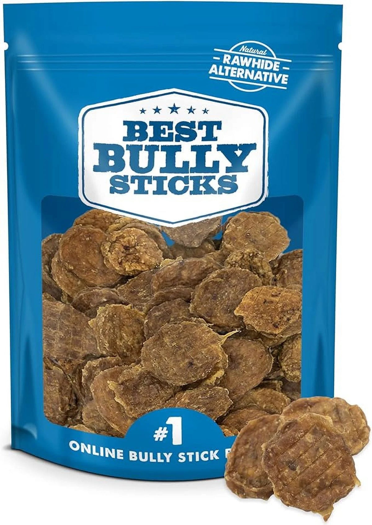 100% Beef Bully Stick Dog Treats 8oz J9224
