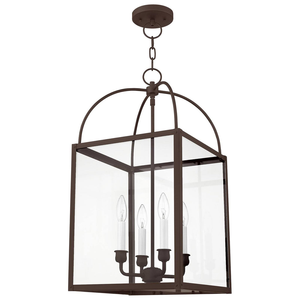 4 Light Black Chain Lantern J640868