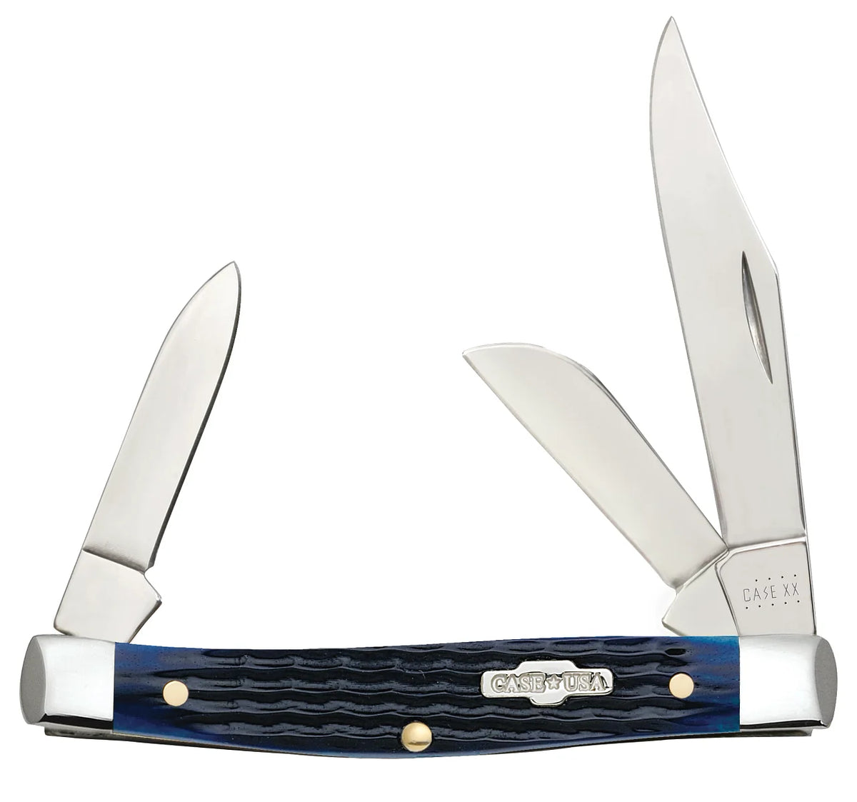 Blue Bone Folding Knife D23398