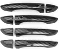 Carbon Fiber ABS 4PCS Door Handle Covers Pack of 2 B43587