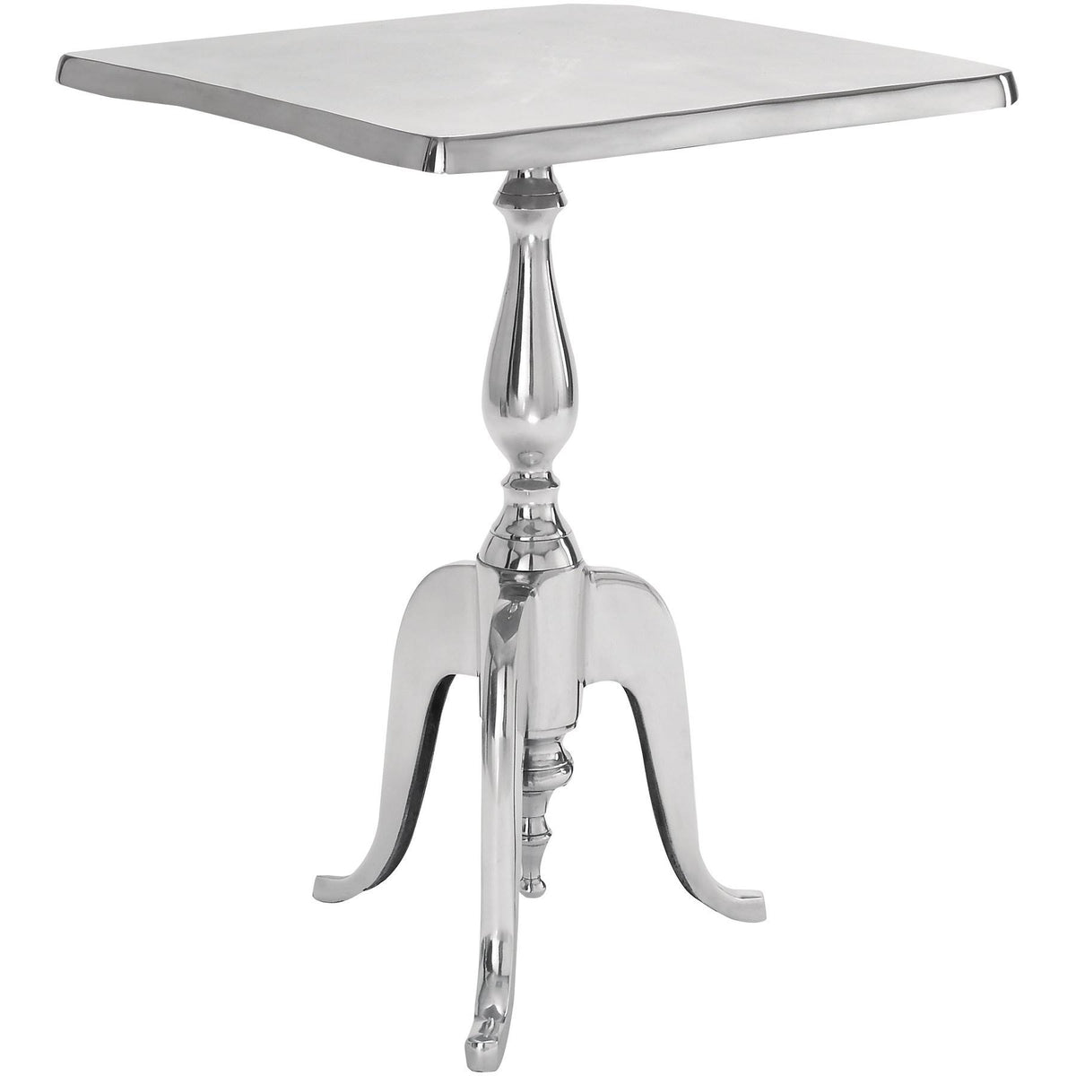 Polished Chrome Square Accent Table A72427