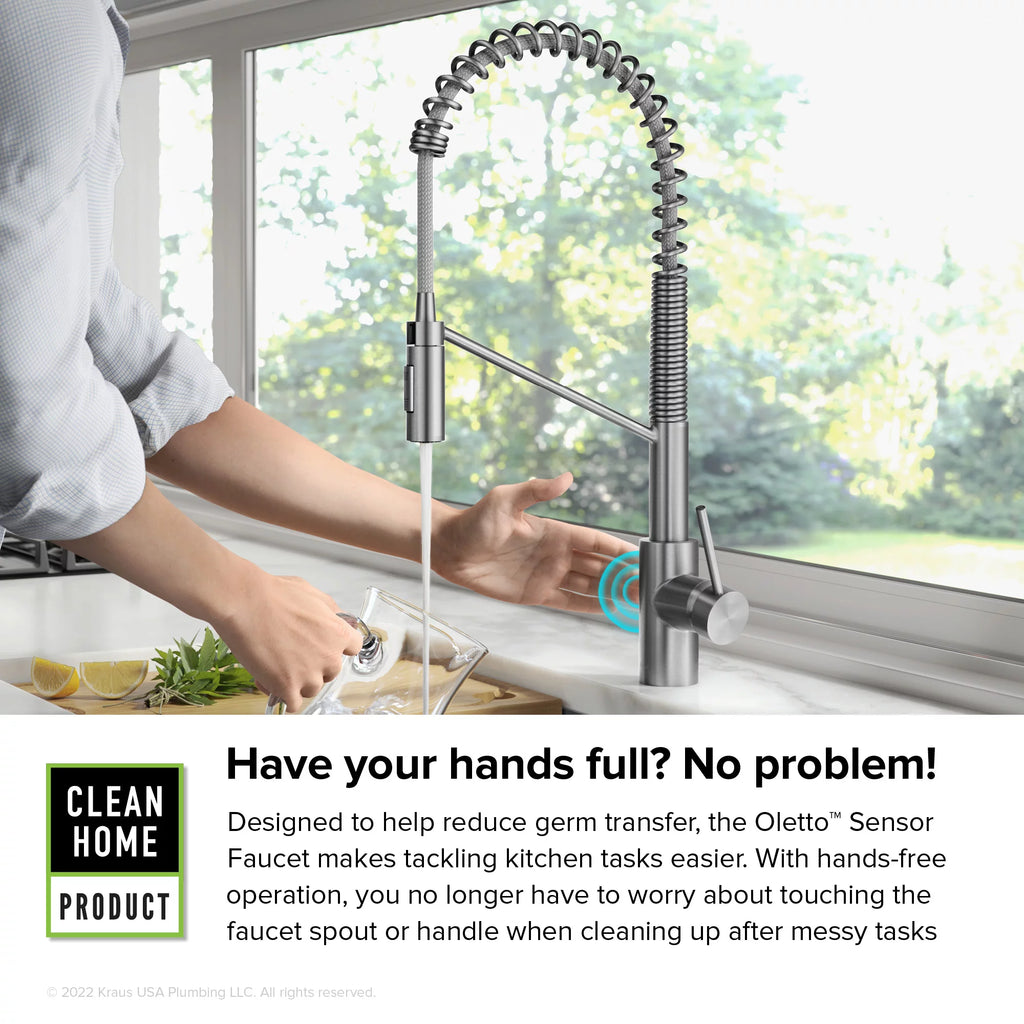 Touchless Sensor Pull-Down Single Handle Kitchen Faucet B8516
