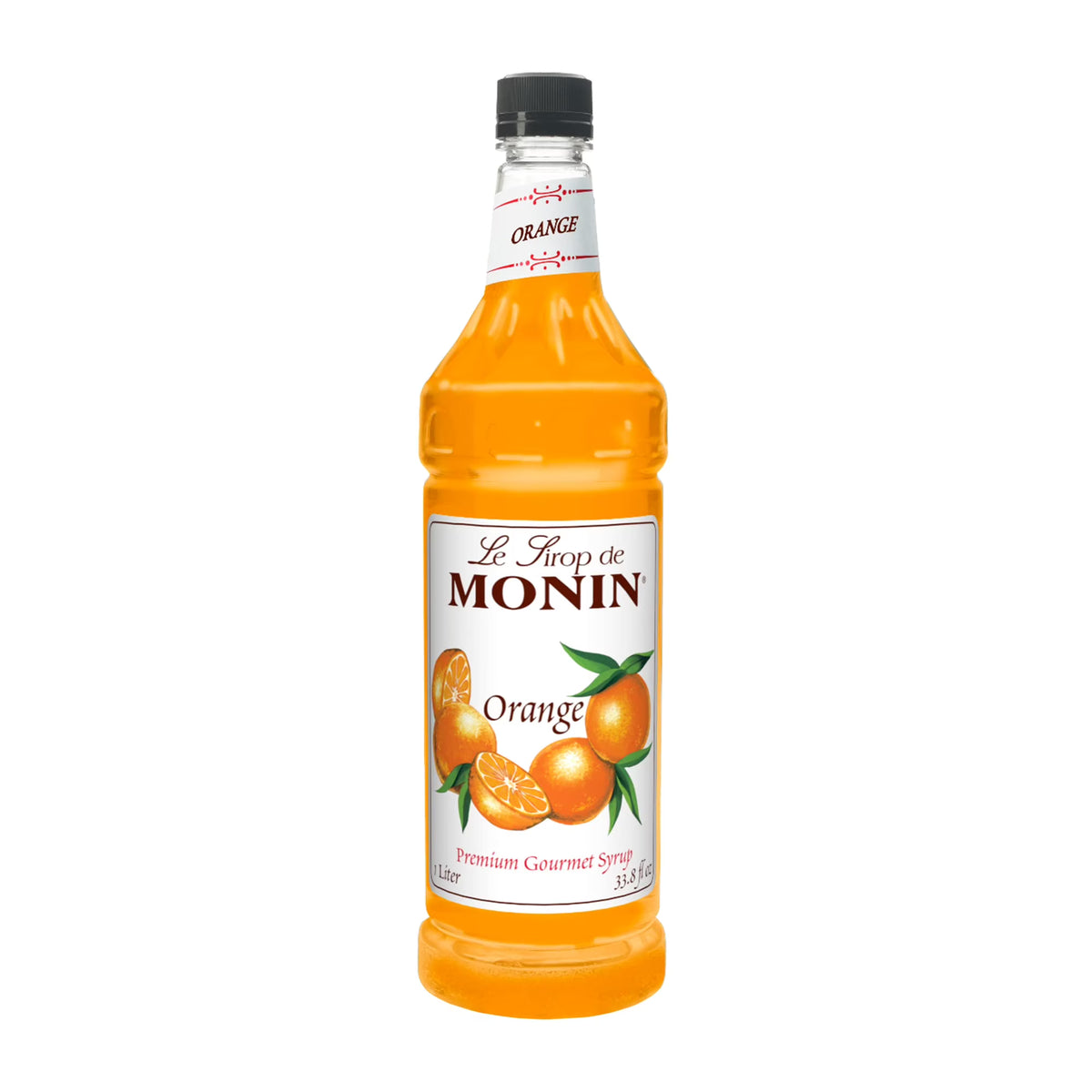 Orange Flavored Syrup, 33.8-Ounce Plastic Bottle C19808