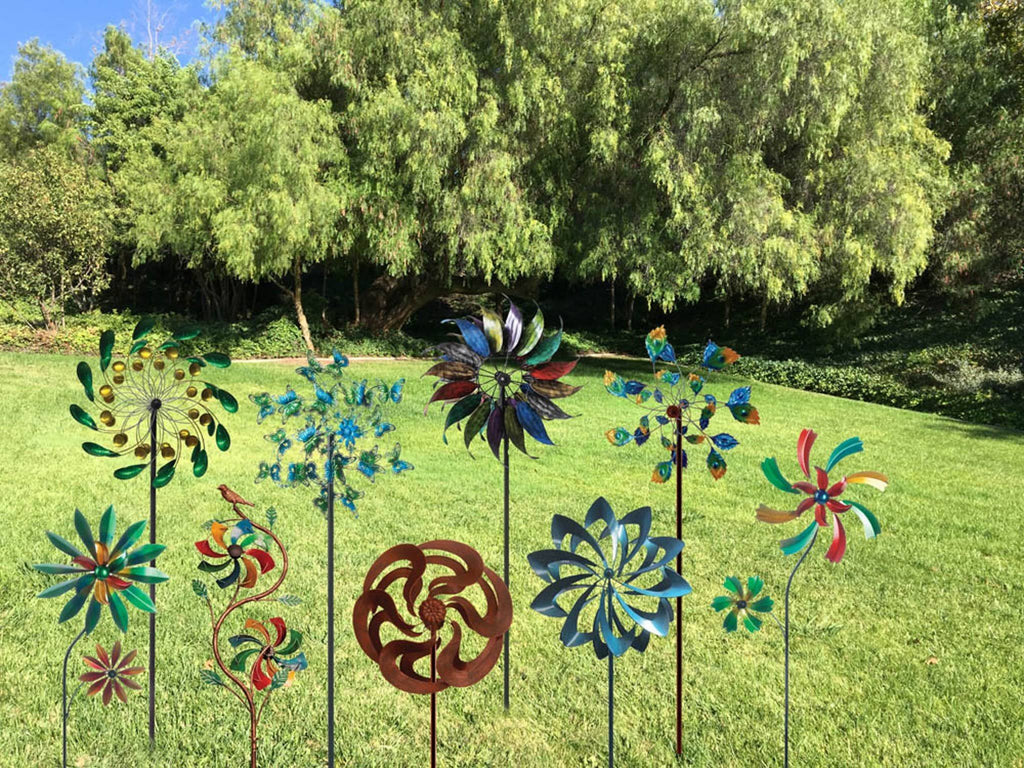 Rainbow Windmill Garden Stake B48990