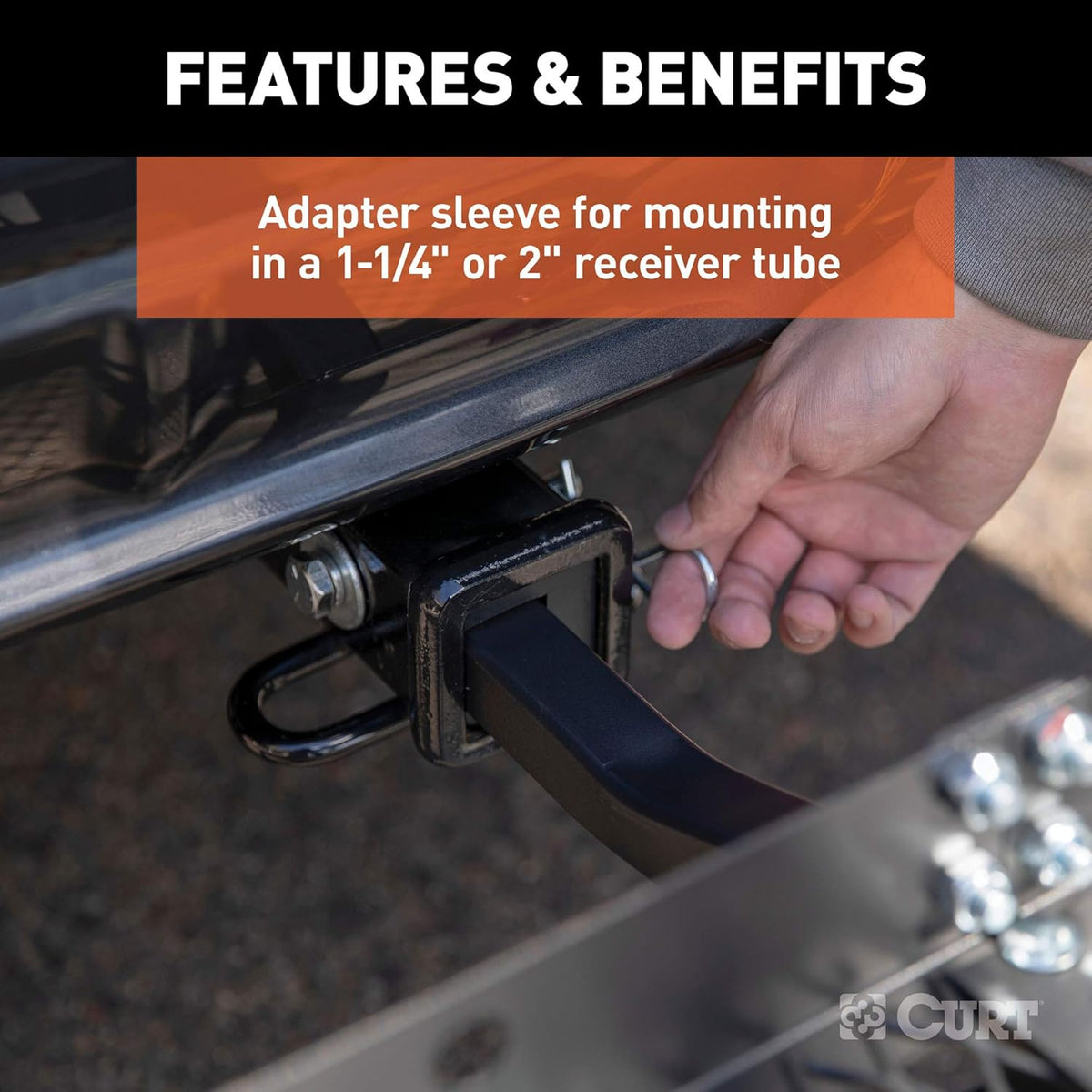 Tray Hitch Cargo Carrier, 300 lbs Capacity A68102