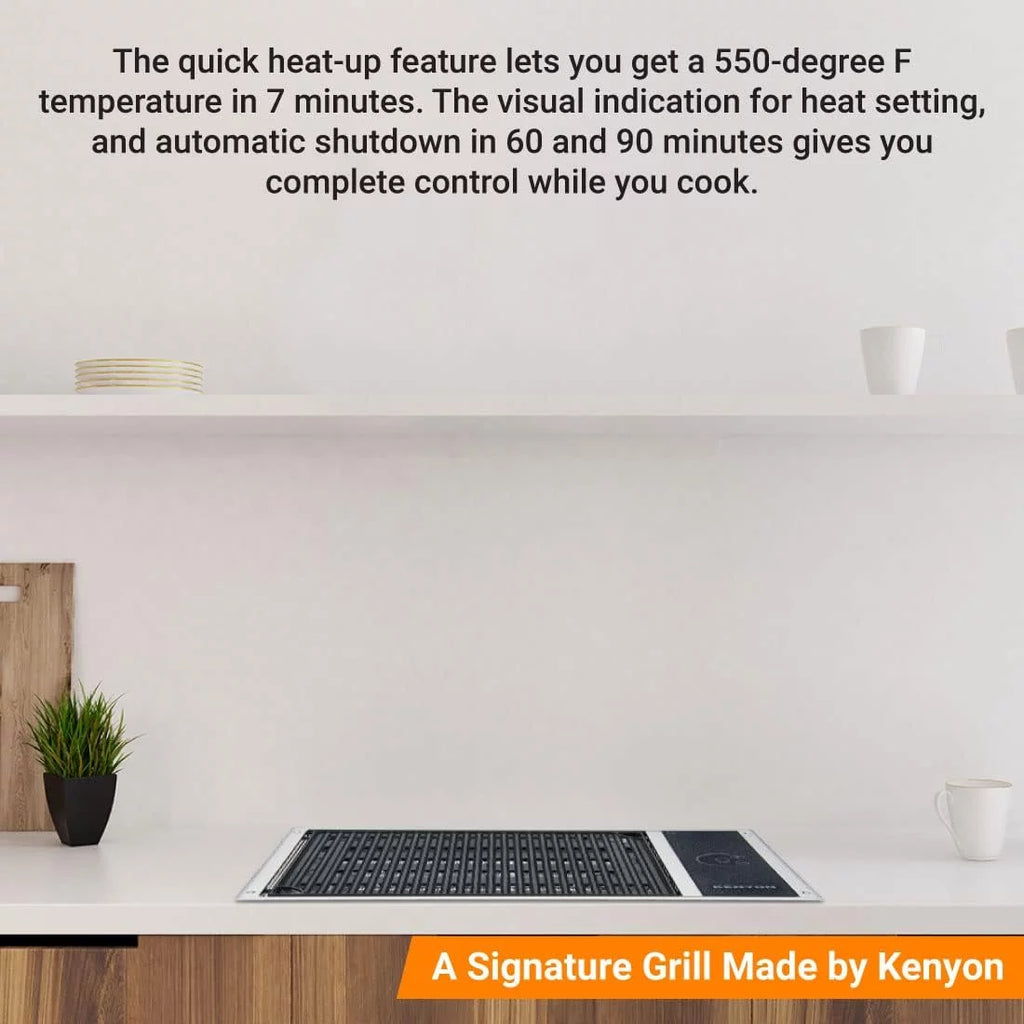 Electric Grill, Stainless Steel K62797
