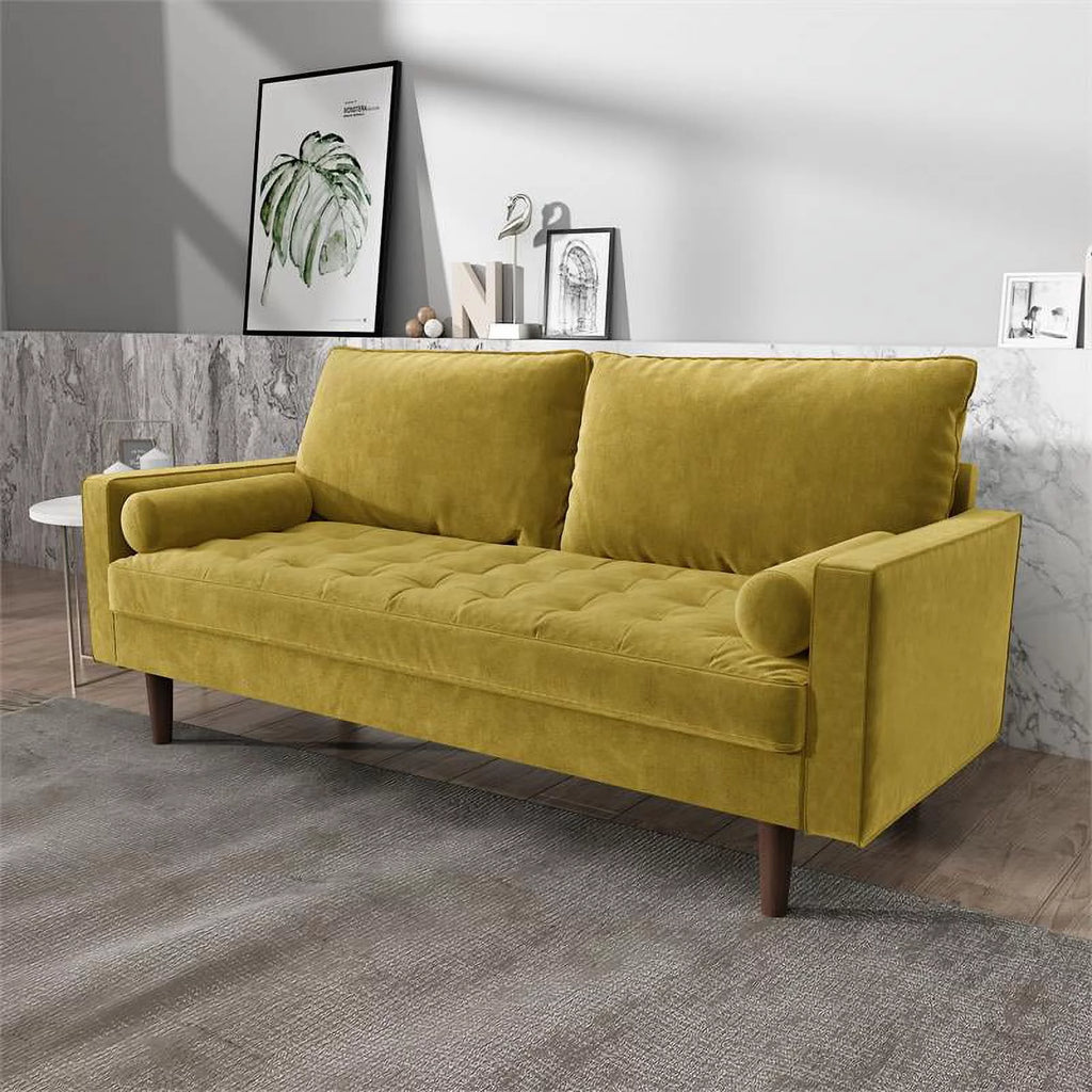 Velvet Living Room Sofa and Loveseat 2 Piece Set U47892