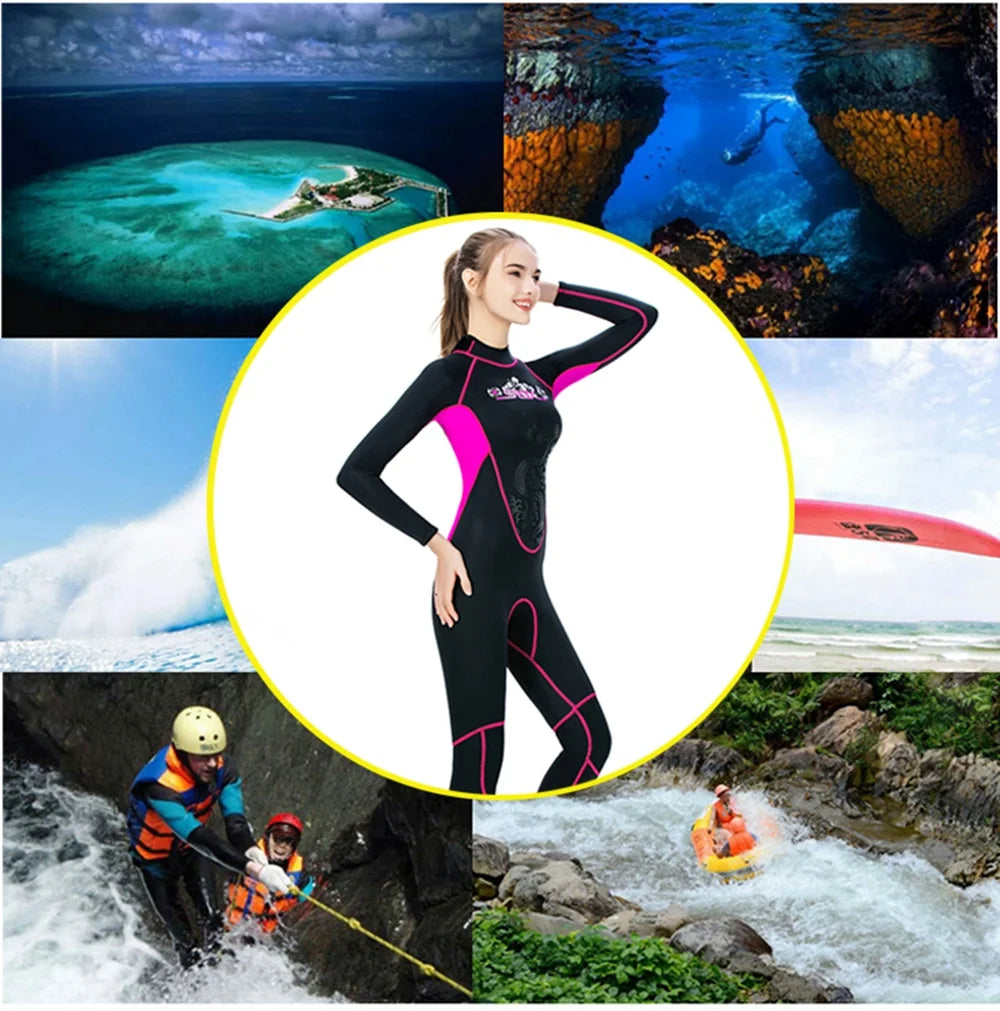 3MM Women Neoprene Full Body Wetsuit M W424