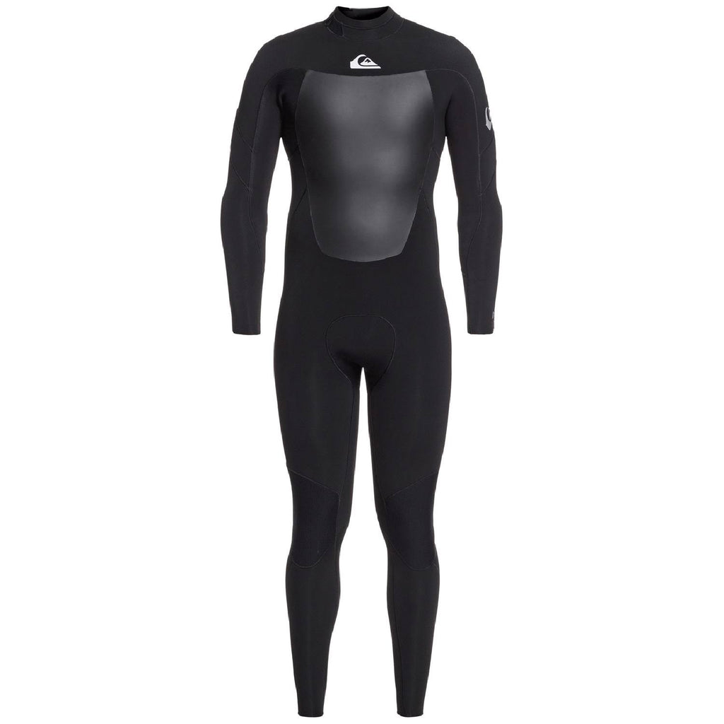Black/Silver 4/3 Back Zip Wetsuit J609