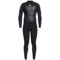 Black/Silver 4/3 Back Zip Wetsuit J609