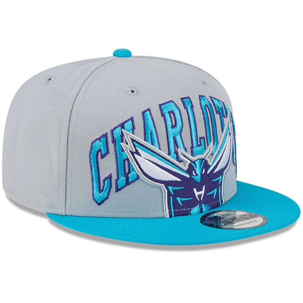 Men's Gray Teal Snapback Hat M670