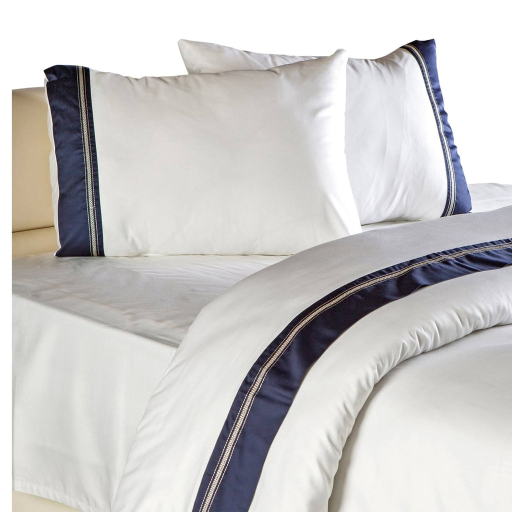 Queen 3 Pieces Turkish Cotton Sateen Duvet Cover Set L474