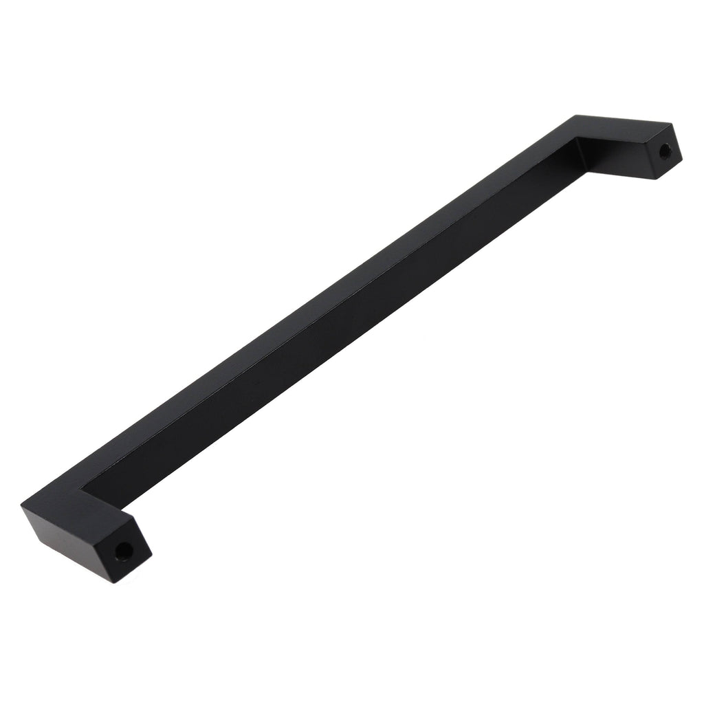 25-Pack 6-1/4-Inch Center Solid Square Bar Pull Black G7440