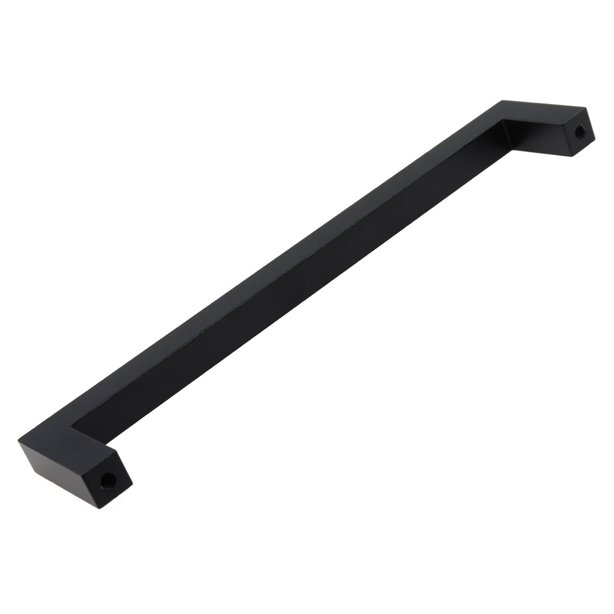 25-Pack 6-1/4-Inch Center Solid Square Bar Pull Black G7440