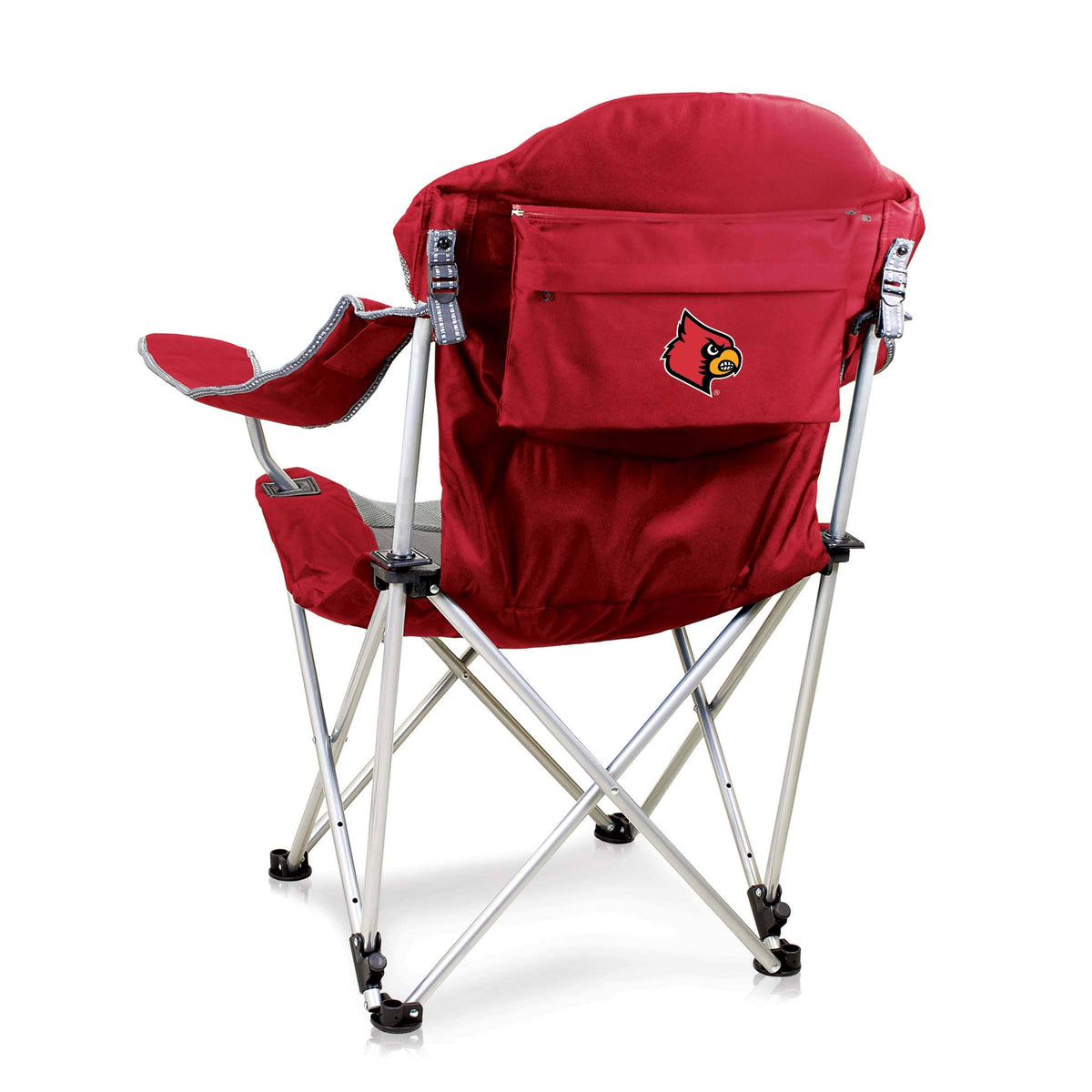 Reclining Camp Chair (Red) P6091