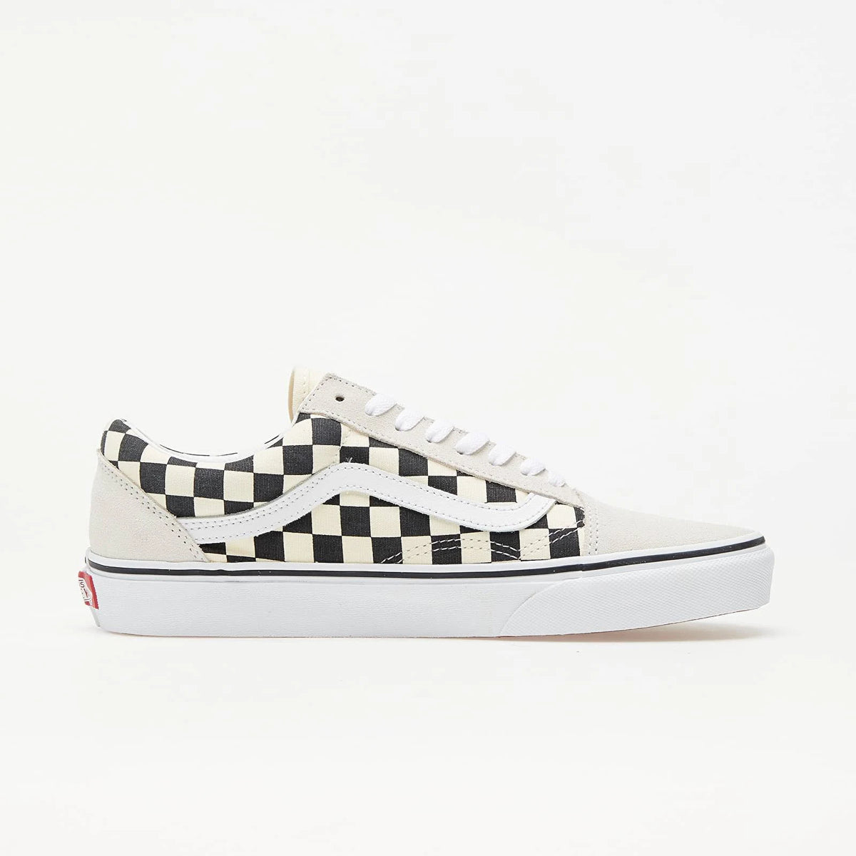 White/Black Checkerboard Shoes Y281562