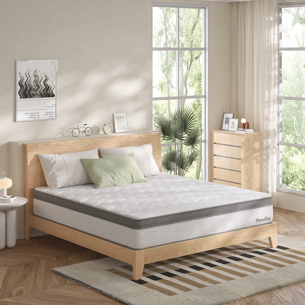 10 Memory Foam Pocket Spring Hybrid Mattress X726525