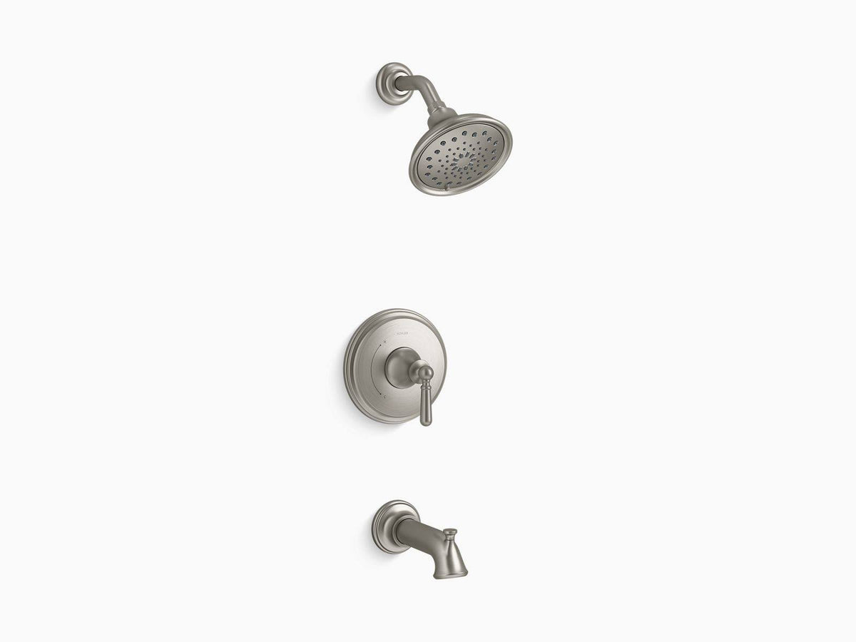 Single-Handle 3-Spray Tub and Shower Faucet in Vibrant Brushed Nickel B56830